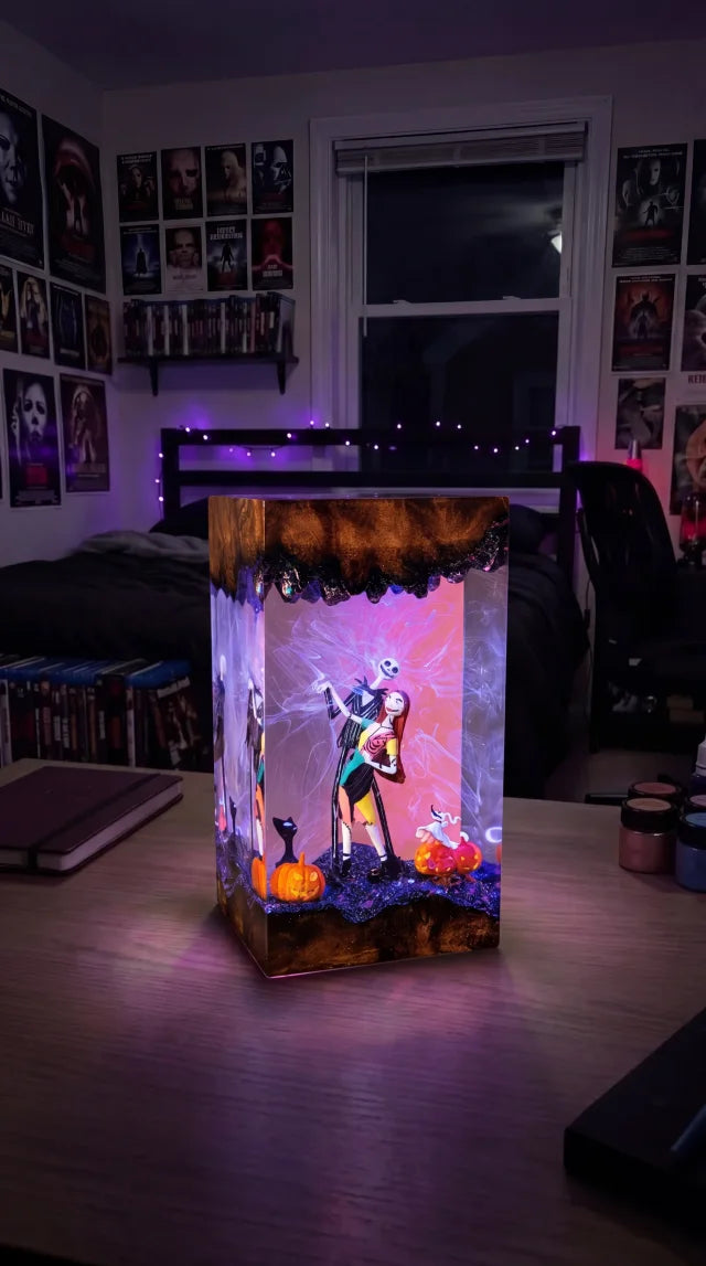 Halloween Resin Lamps